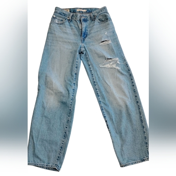 Levi's Premium Baggy Dad | VGUC Distressed Vintage Look And Feel | Size 24 - Picture 13 of 13